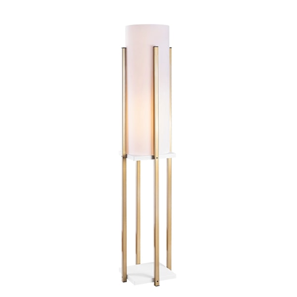 Gulvlampe 7133 - Hvid, Guld