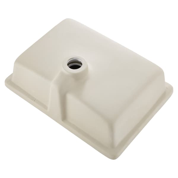 Undermonterat handfat, 470 x 335 mm keramik, bräddavlopp