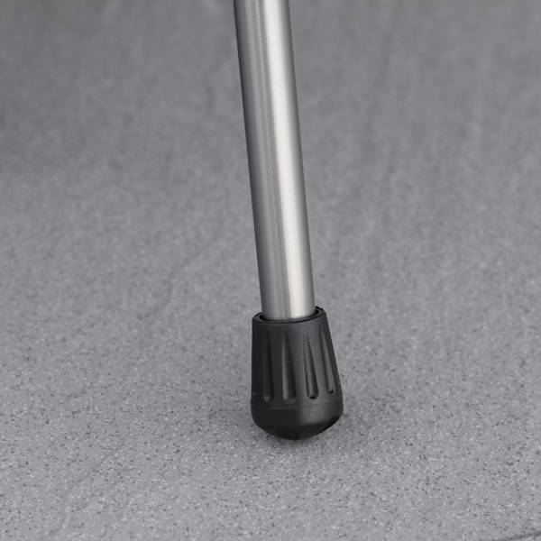 Campingseng, Foldbar Feltseng I Aluminium Med Bæretaske, Højdejusterbar, Sort, 190X65X38Cm, Op Til 150 Kg