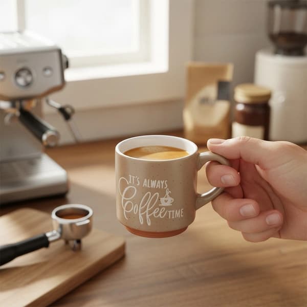 Espressokoppset, Keramik, 110 ml, 6 färger