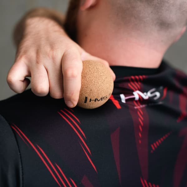 Lacrosse massageboll, enkel, korkmaterial