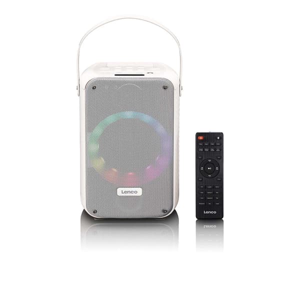 Bluetooth Karaoke System med Trådløs Mikrofon og LED-lys