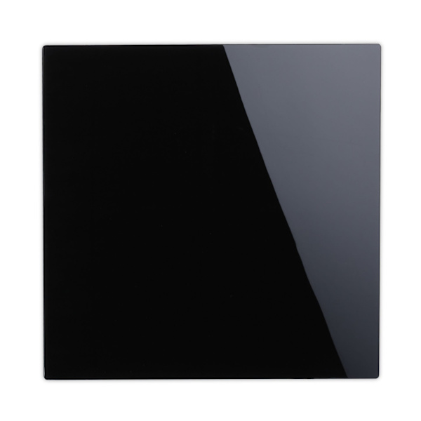 Magnetplade i sort glas