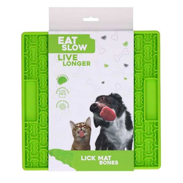 Spis Langsomt Lev Længre Lick Mat Bones Green
