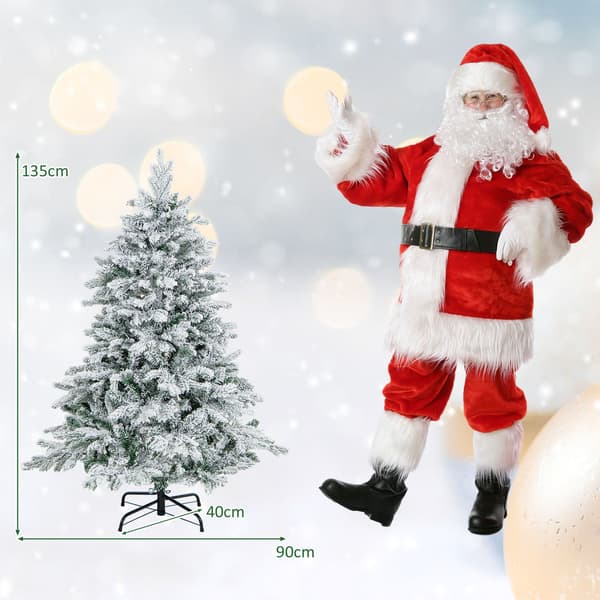 135 cm tekokuusi LED-valoilla