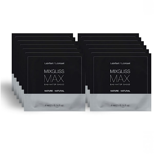 Mixgliss - Max Anal Dilator smøremiddelpakke 12 enkeltdosis 4Ml