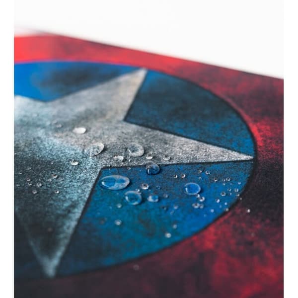 Captain America spillebordsmåtte, stor størrelse, holdbart materiale
