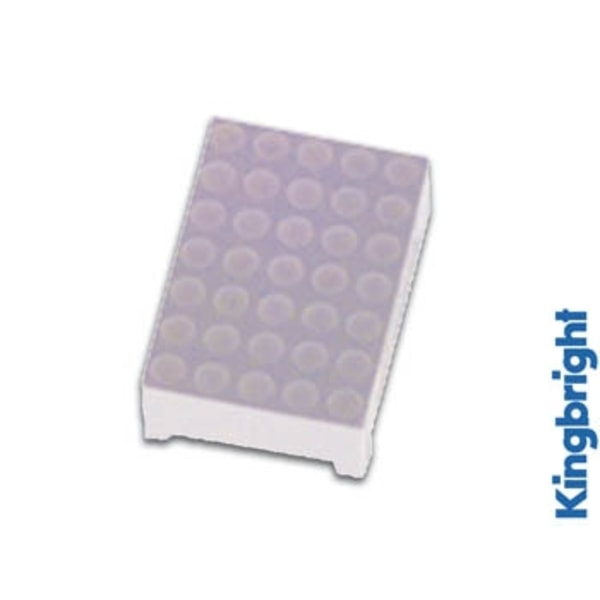 18Mm Dot Matrix Display Søjle Katode Rød
