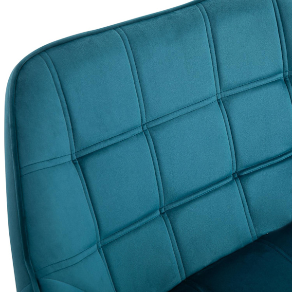 Enkeltlænestol Fløjstol Afslapningsstol, Fløjl, Hævede Ben, Fløjlslignende Polyester, Skandinavisk, Grøn, 64X62X72,5Cm