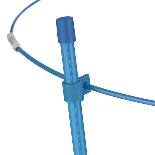 Växtstöd 76 cm blåa, set om 6