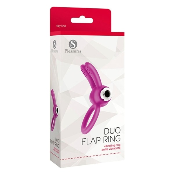 Cock Ring S Pleasures Duo Flap Rosa