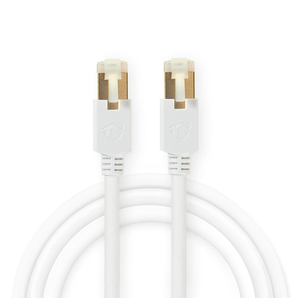 CAT6 Verkkokaapeli | RJ45 uros | RJ45 uros | F/UTP | 5.00 m | Pyöreä | LSZH / PVC | Valkoinen | Ikkunallinen laatikko