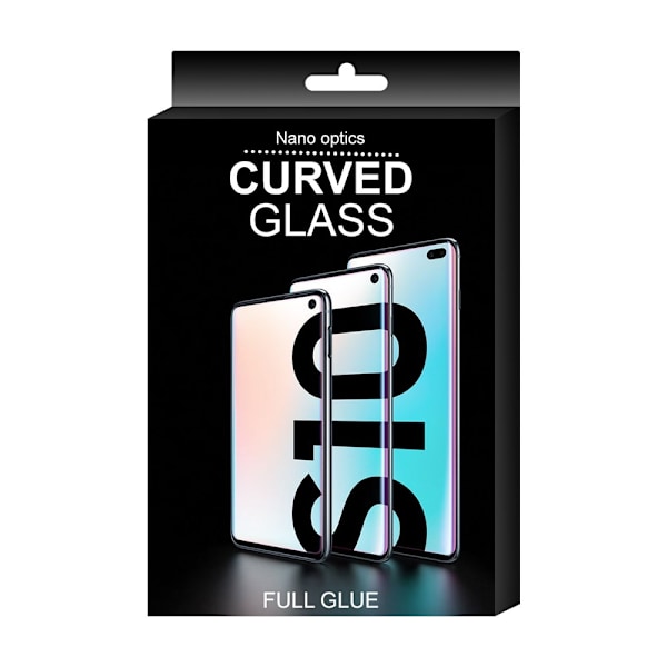 Glasfolie, hærdet glas til skærm med ramme Samsung Galaxy S21+ 5G 3D Edge Nano Flexi Glas sort