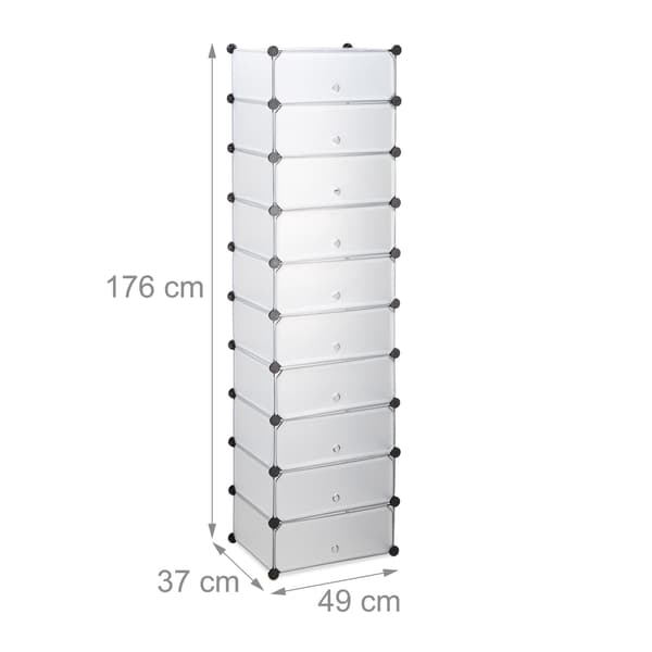 Kenkähylly 10 tasoa