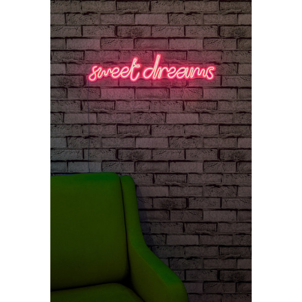 Dekorativ Plast Led Belysning Sweet Dreams - Pink