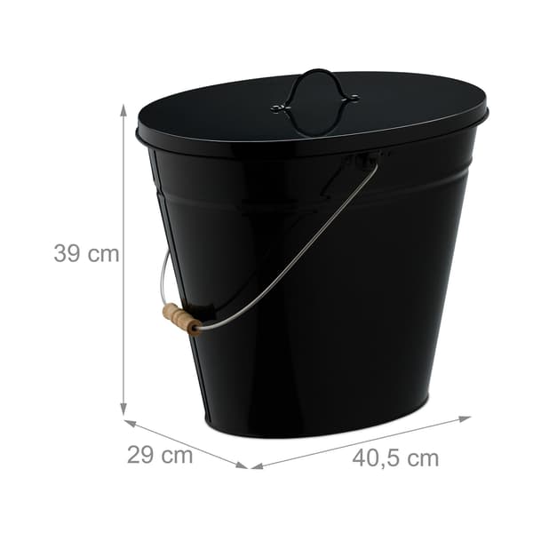 Askebæger med låg 18,5 L