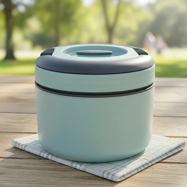 Termokande i rustfrit stål, 1,3 l, mintgrøn