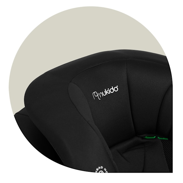 Nukido Louis Soft Bilbarnstol Svart 15-36kg ISOFIX