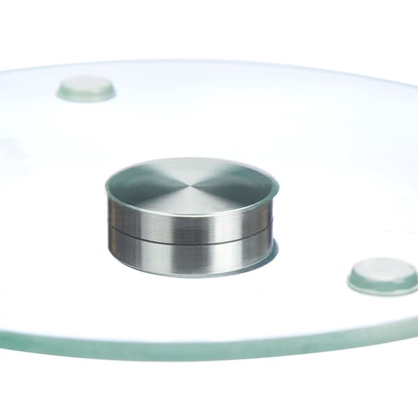 Roterende kageplade i glas