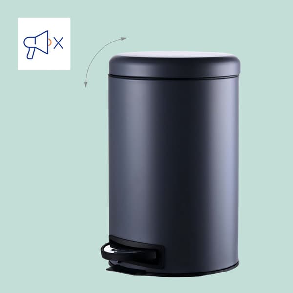 12L Step Bin med indvendig spand – Soft-Close, håndfri