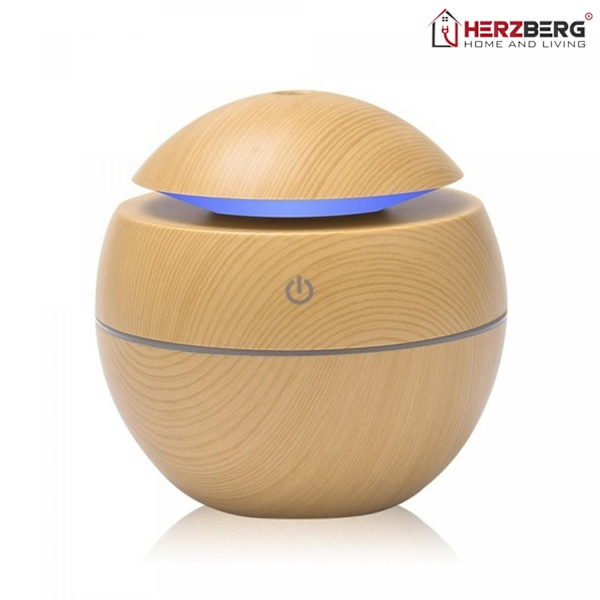 Herzberg luftbefugter Aroma olie diffusor grå