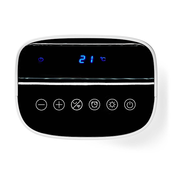 SmartLife Keramisk PTC Fläktvärmare | Wi-Fi | 2000 W | 2 Värmeinställningar | Svängning | Display | 10 - 49 °C | Android™ / IOS | Vit