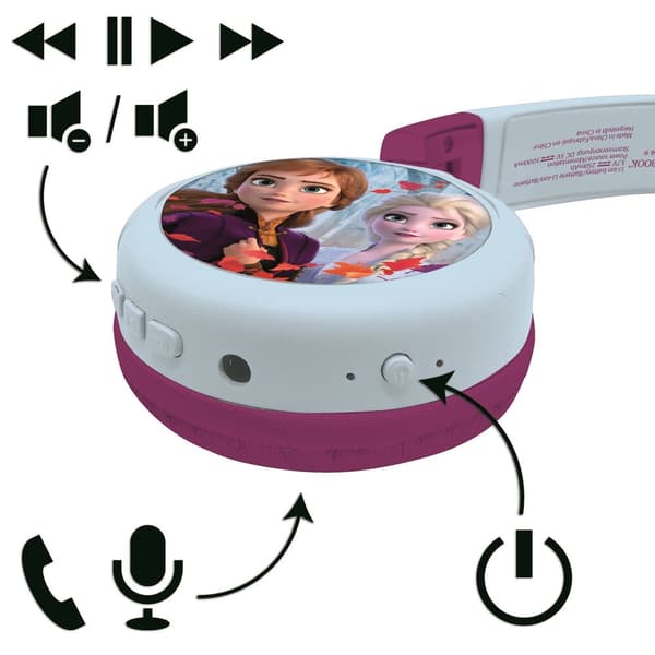 Disney Frost Hopfällbara hörlurar
