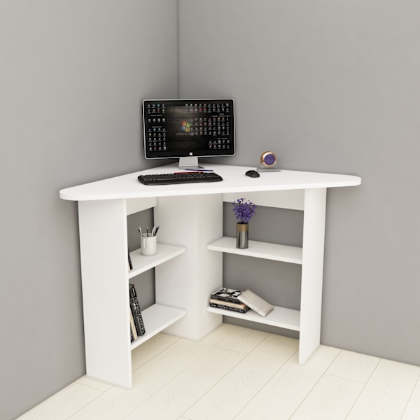 Study Desk Corner - Hvid