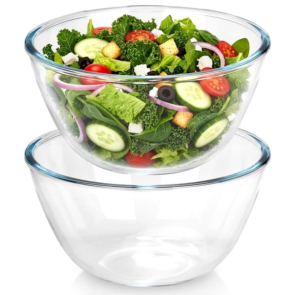 Glasskålset, 17 cm, 1 L, 2 delar