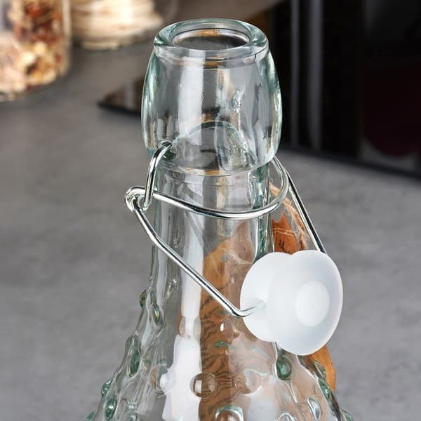 Flaska med clipsglas 1 l