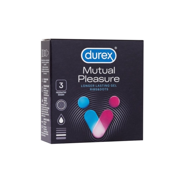 Durex - Mutual Pleasure - For Men, 3 pc