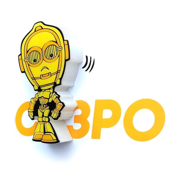 C-3PO 3D Light FX minilampe til Star Wars fans