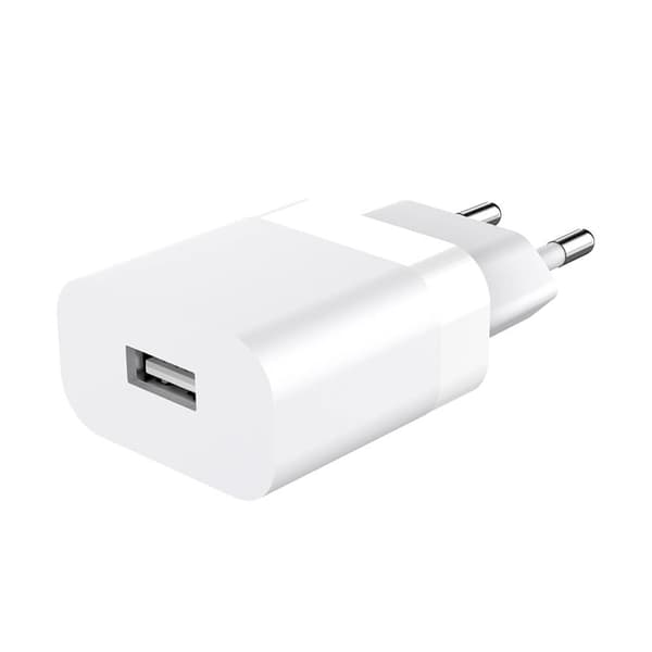 GEAR Oplader 220V 1xUSB-A 2,4A Hvid