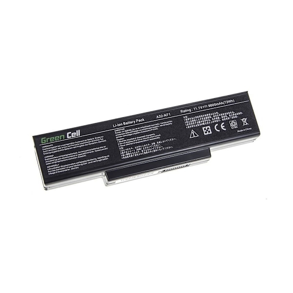Batteri för Asus A32-K72, 11,1V, 6600mAh