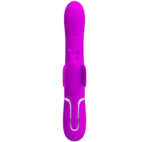 Pretty Love - Multifunktion Rabbit Vibrator 4 I 1 Butterfly Fuchsia