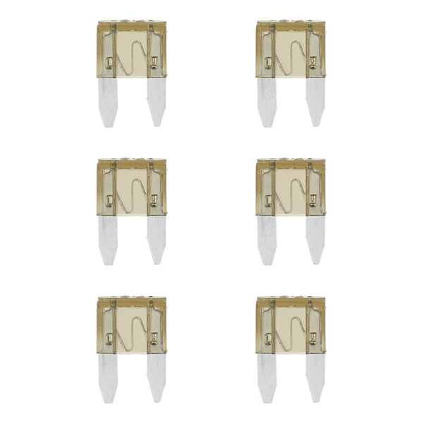 Bladsikringer mini 7.5A brun 6 stk i blister