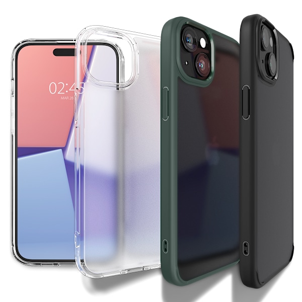 Ultra Hybrid cover til iPhone 15 Plus gennemsigtig