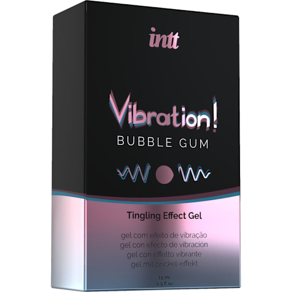 Intt - Kraftig intimstimulerende flydende vibrerende tyggegummi 15Ml