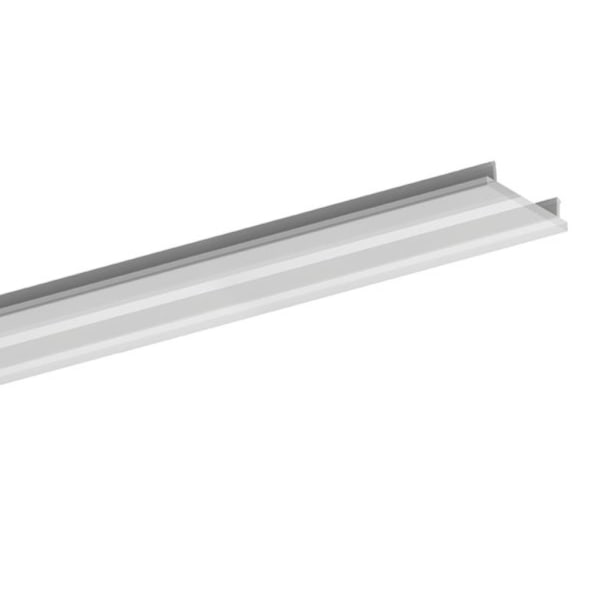 Pmma Diffuser Alu-Epoksi Led-profiilille - 2 Meter - Kirkas