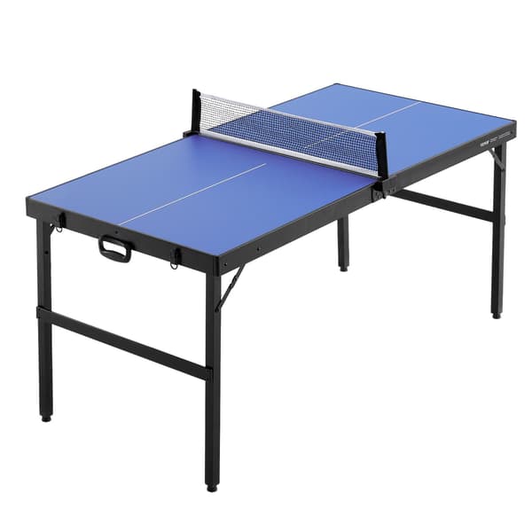 Mellanstort pingisbord 60x26, hopfällbart set med nät