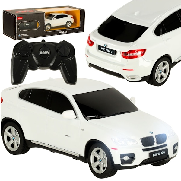 RC bil 1:24 BMW X6 hvid