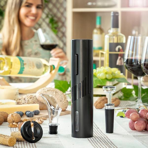Elektroninen viinipullonavaaja tarvikkeilla Corking InnovaGoods