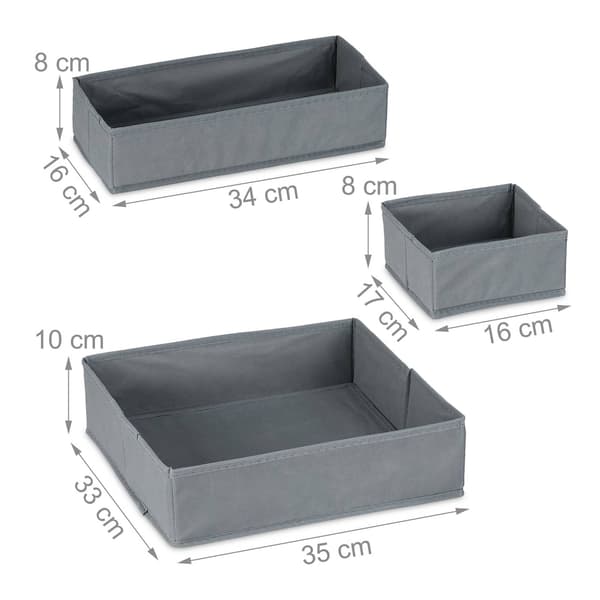 4-delt skuffeopdeler i fleece
