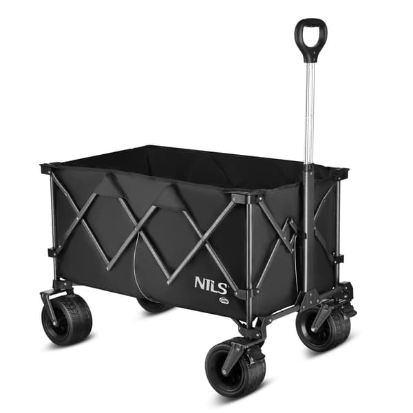 Foldevogn, Sort, XXL 180L Kapacitet