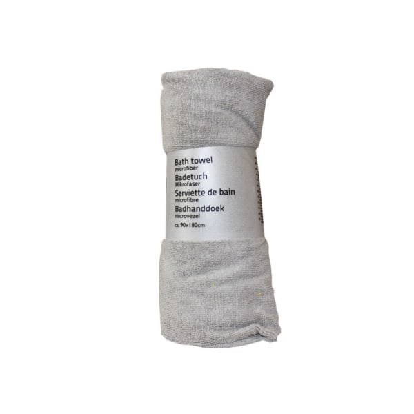 Badehåndklæde 90x180 (lyse grå)