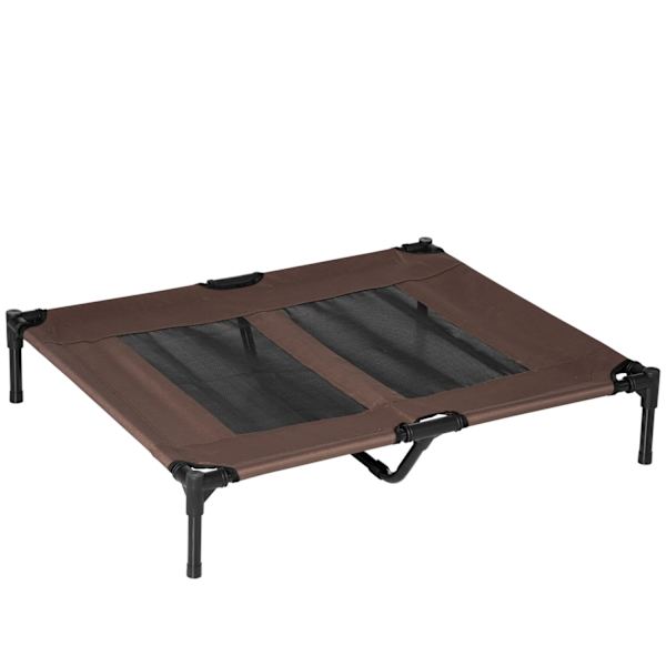 Hundeseng Udendørs Soveplads, Hundeseng & Hundesofa, Kaffebrun, 92X76X18Cm