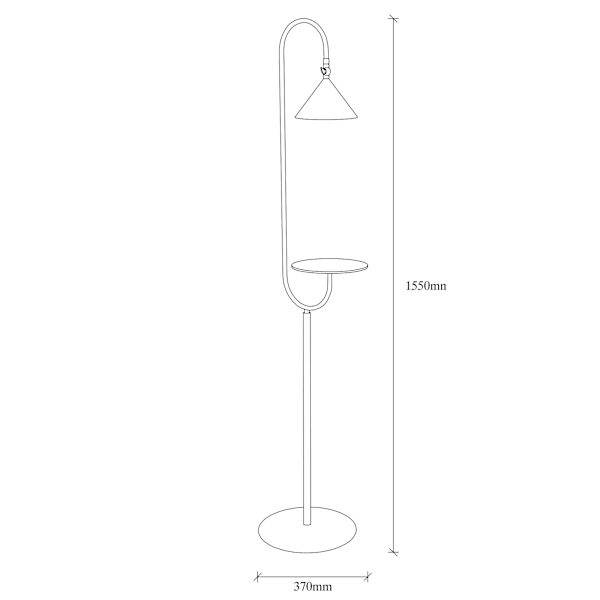Gulvlampe Lik - 4021