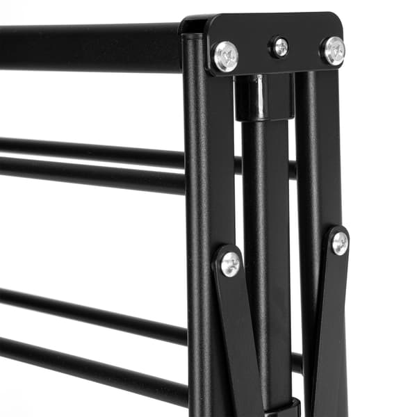 To-lags foldbar tørretumbler, sort, 25 m tørreplads