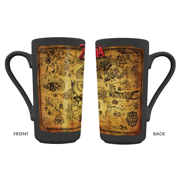 Zelda Map Mug 470ml - Perfekt til gamere og samlere