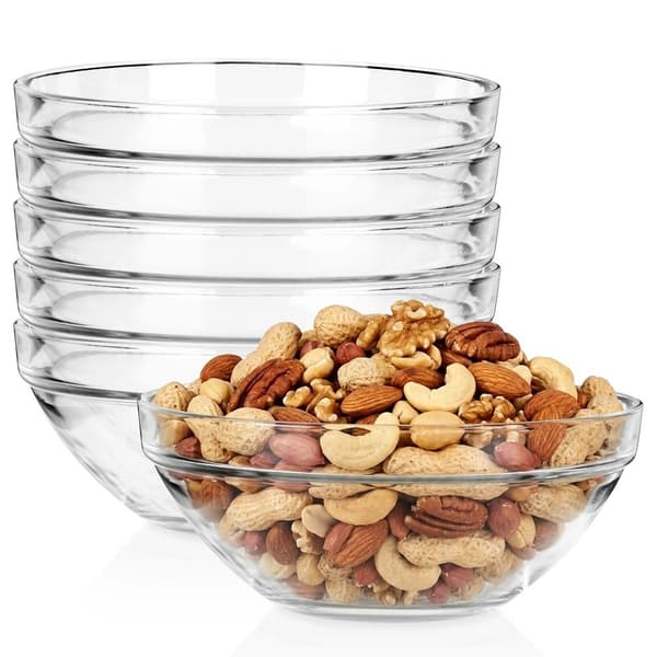 Glasskålesæt, 17 cm, 830 ml, 6 dele